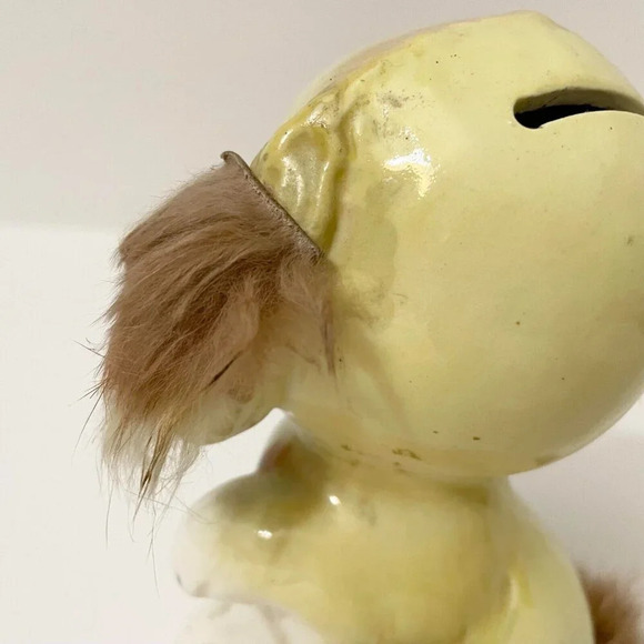 Vintage Dog Coin Bank Made in Japan  5.5 Inch Tall Figurine - Picture 9 of 16